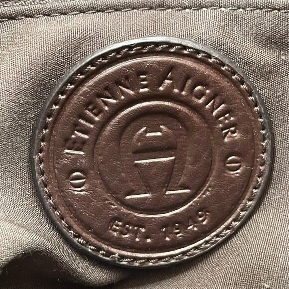 Etienne Aigner Preppy Plaid Shoulder Bag, Purse, Lots pockets, Exc Cond. - Picture 4 of 10